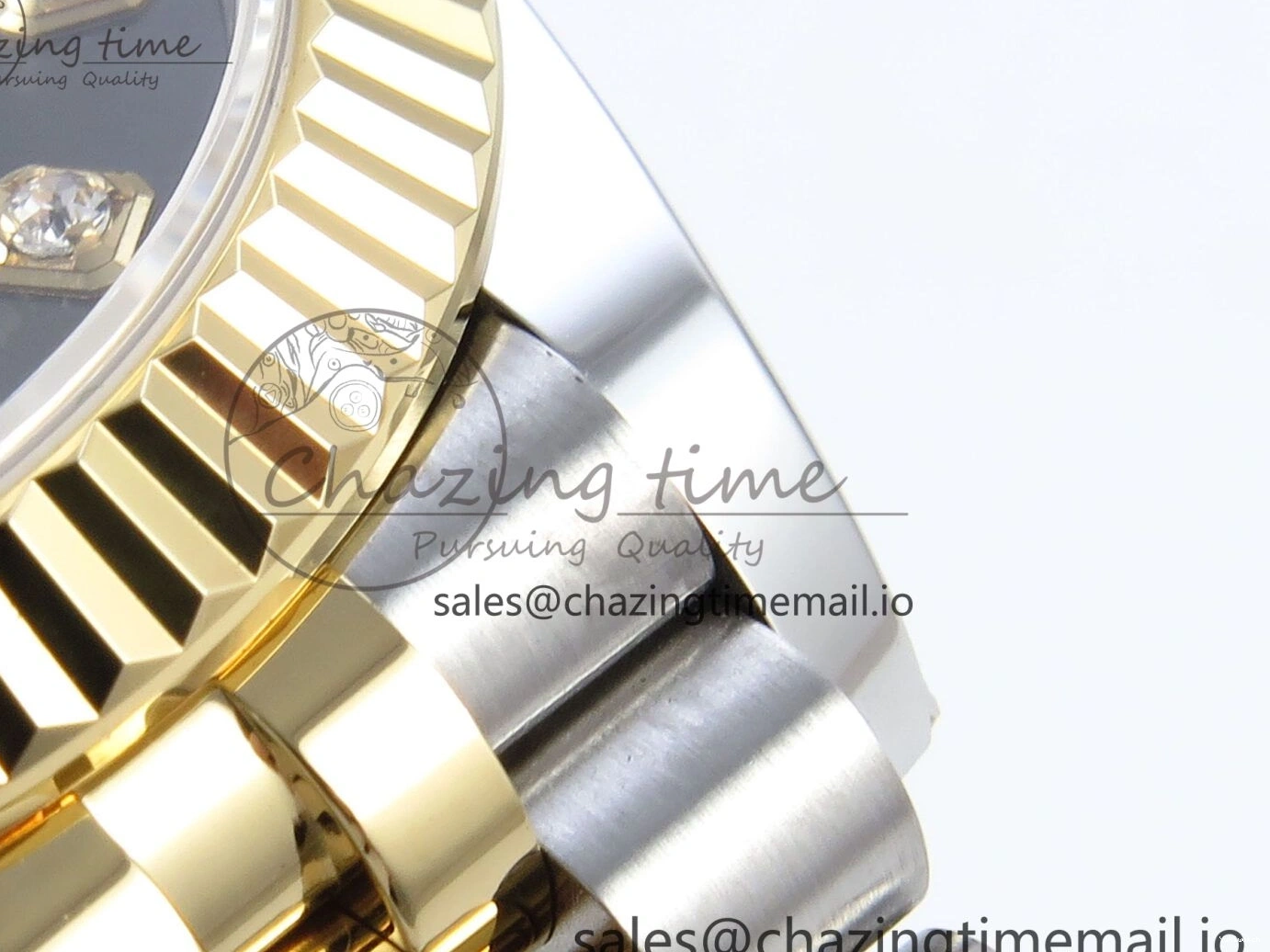 Best ETA 31 904L 278273 1:1 Edition Steel DateJust Bracelet Gray on YG 2688 SS Jubilee Diamonds Dial ARF 0206